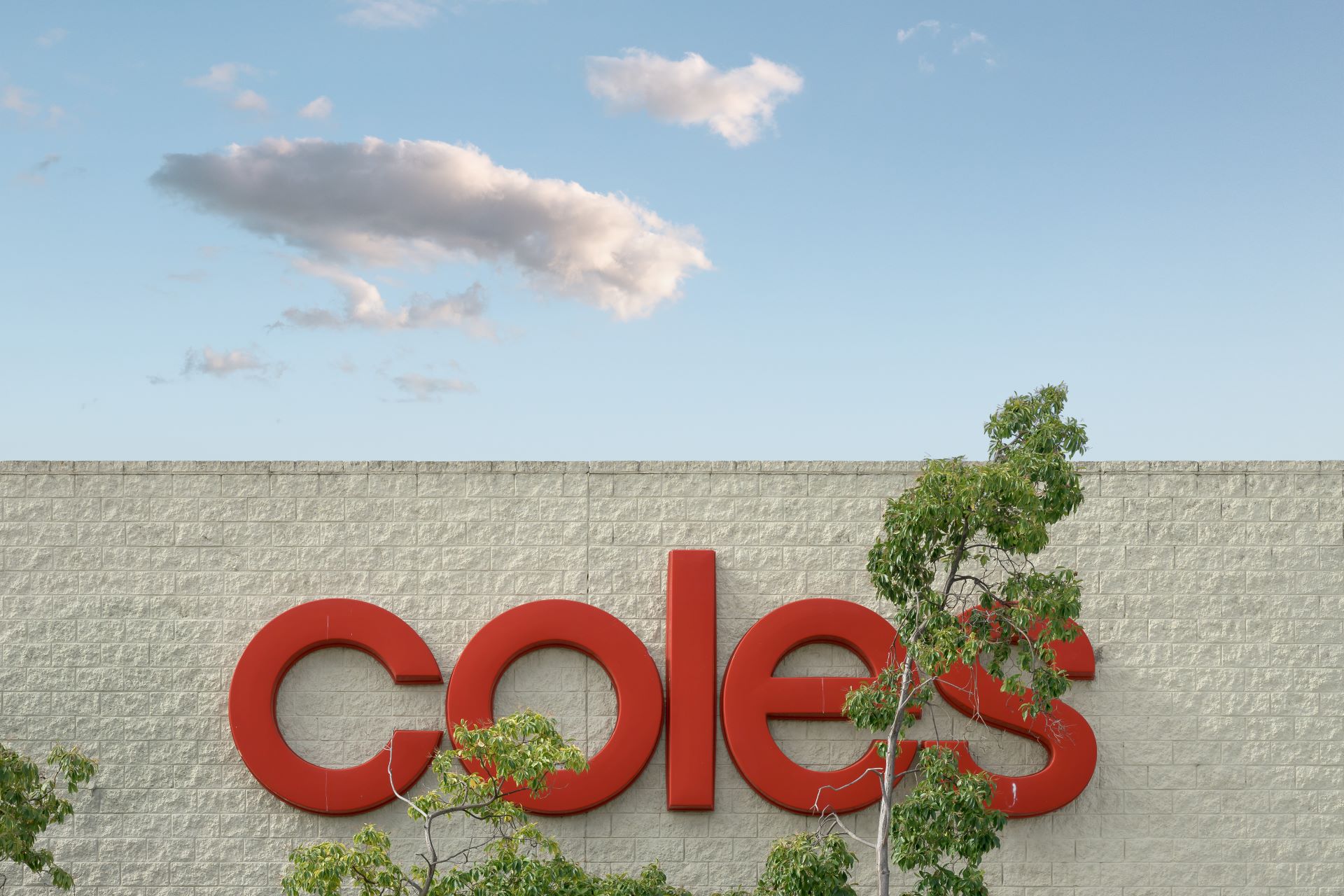 Westfield - Coles Sign